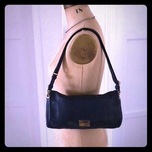 JCrew Blue Leather Shoulder Bag